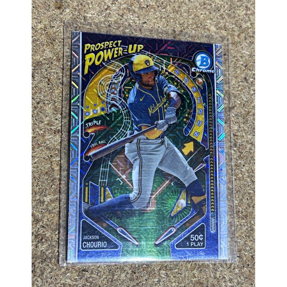 2024 Bowman Chrome Prospect Power-Up Jackson Chourio #PP-6 Brewers